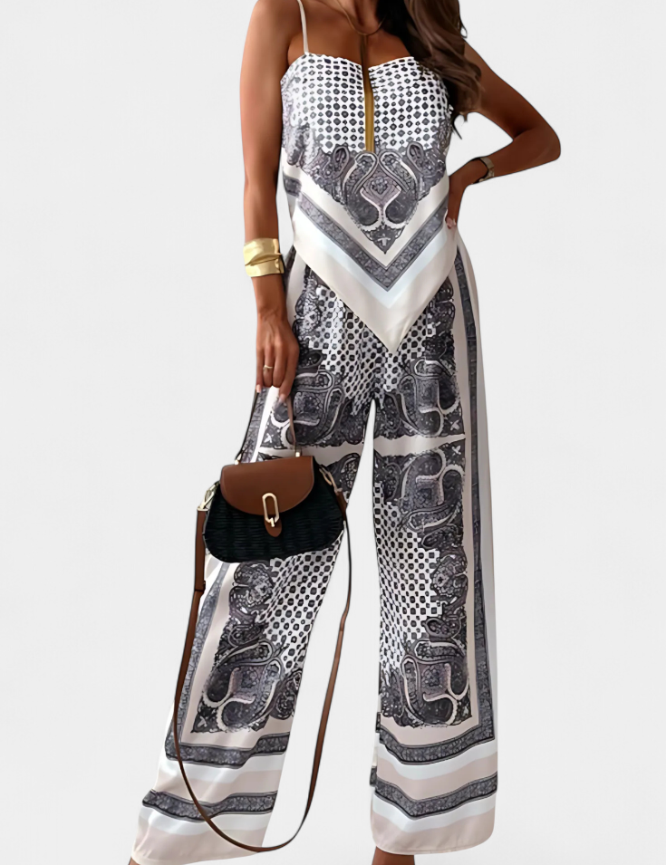 Leonie Conjunto Paisley con Tiras