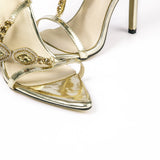 Tacones Altos con Punta de Strass