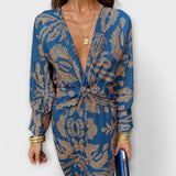 Oriana - Vestido elegante con mangas largas