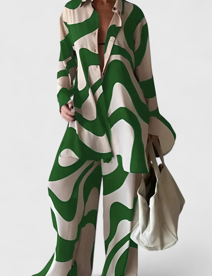 Melania Conjunto de Verano Estilo Natural