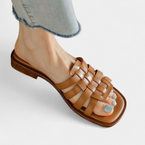 Roma Sandalias Planas Trenzadas