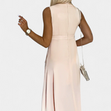 Jivka Vestido Midi Envolvente con Escote en V