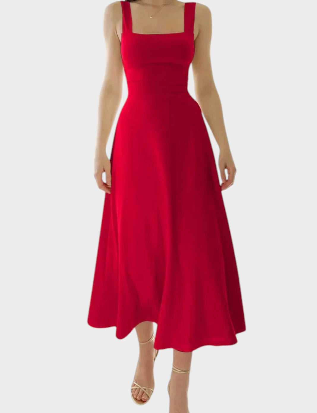 Lys Vestido de Tirantes Corte Entallado