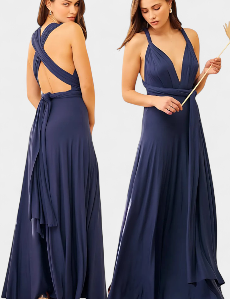 Josephine Vestido Envolvente Elegante y Ajustable