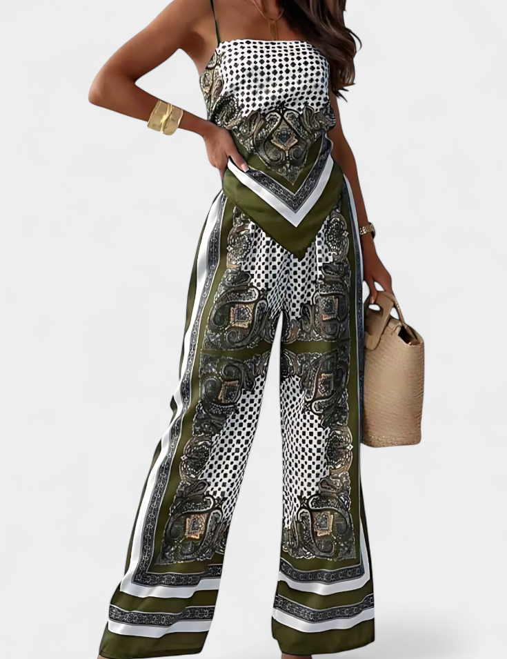 Leonie Conjunto Paisley con Tiras
