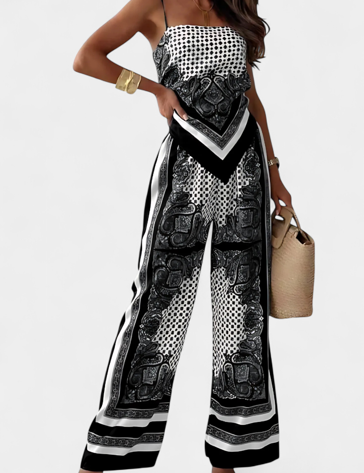 Leonie Conjunto Paisley con Tiras
