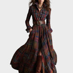 Vestido camisero elegante y clásico Elba, detalle 3