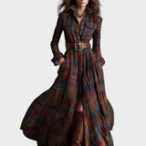 Vestido camisero elegante y clásico Elba, detalle 3