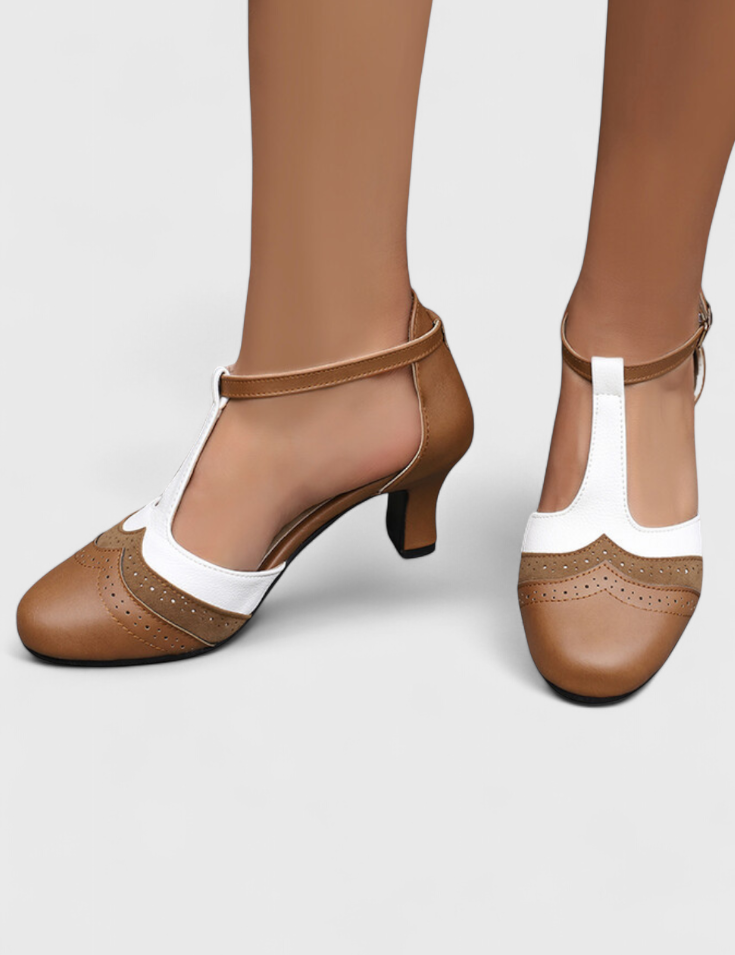 Nicole Tacones Ortopédicos con Encanto Vintage