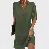 Helena - Vestido elegante con mangas abiertas