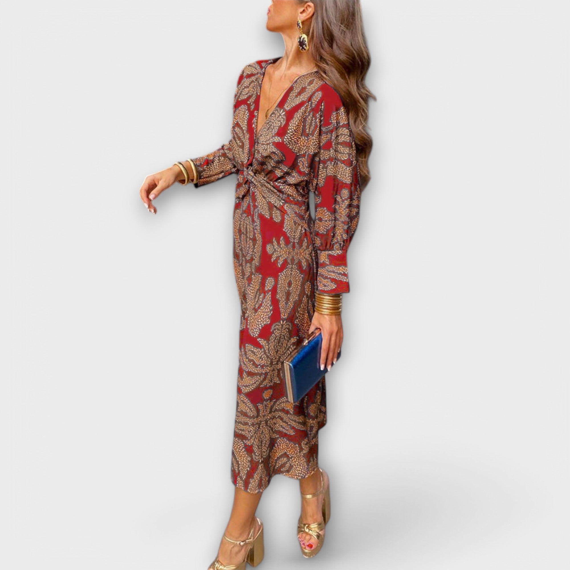Oriana - Vestido elegante con mangas largas