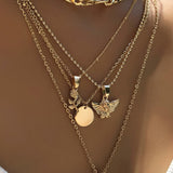 Collar Capa de Rosa y Ángel