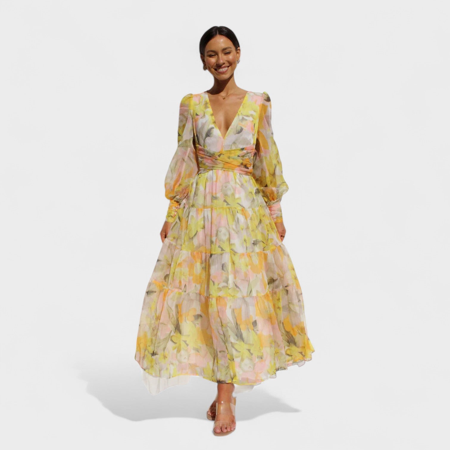 Celeste - Vestido floral