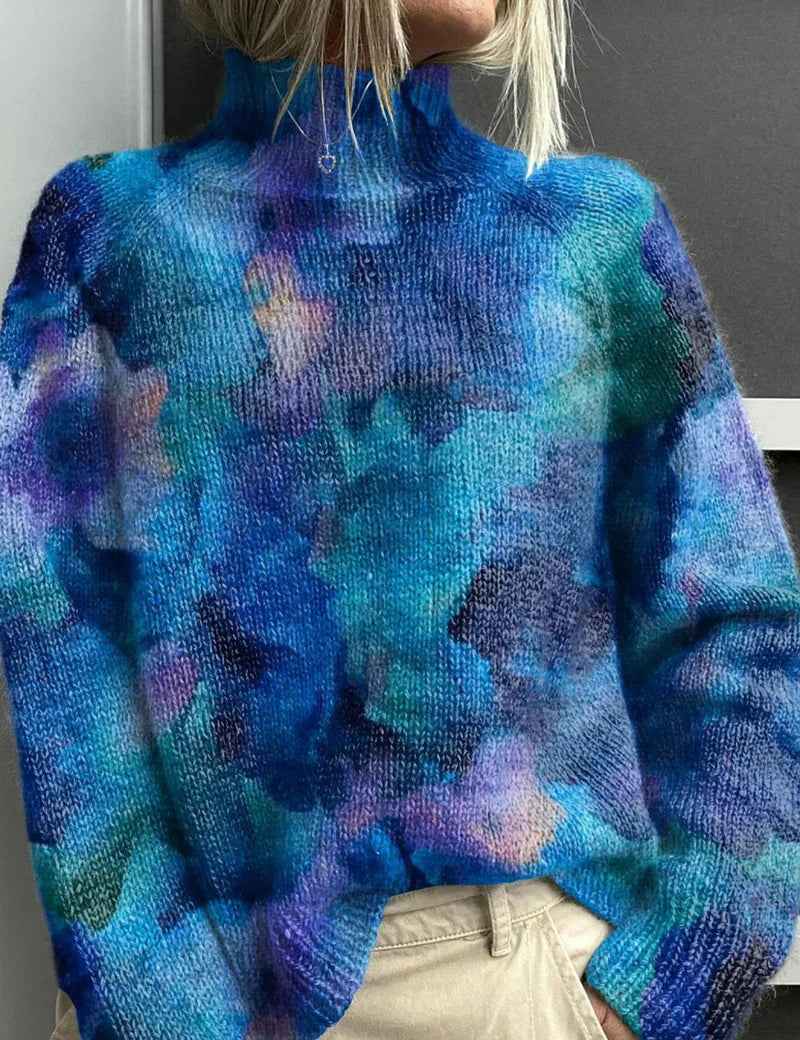 Claudia - Jersey de cuello alto cálido y elegante