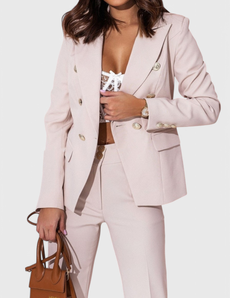 Rosalind Conjunto de Blazer y Pantalones Elegante