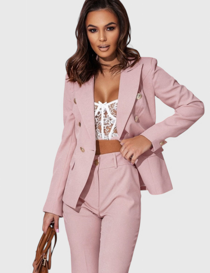 Rosalind Conjunto de Blazer y Pantalones Elegante