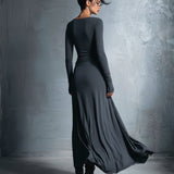 Naiara | Vestido maxi con nudo lateral