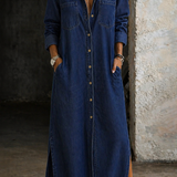 Vestido vaquero de botones Rosaura, detalle 2