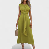Emilia - Vestido maxi elegante sin mangas y cuello redondo