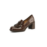 Klara – Zapatos de tacón tipo loafer