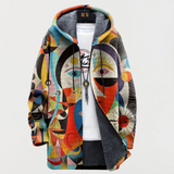 Ida – Chaqueta con patrón abstracto