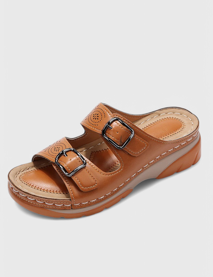 Tamsin Sandalias de Cuero Ortopédicas