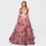 Olivia – Vestido de gala con flores