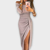 Lena - Vestido elegante sin hombros