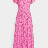 Amara Vestido Maxi Floral con Escote en V