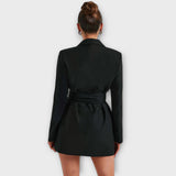 Zélia - Vestido blazer con escote en V