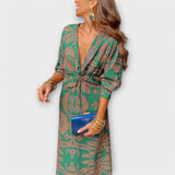 Oriana - Vestido elegante con mangas largas