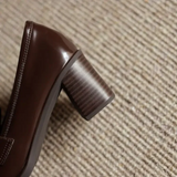 Klara – Zapatos de tacón tipo loafer