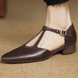 Greta – Zapatos clásicos de cuero con detalle trenzado