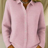 Katrina | Chaqueta de punto estructurada con botones