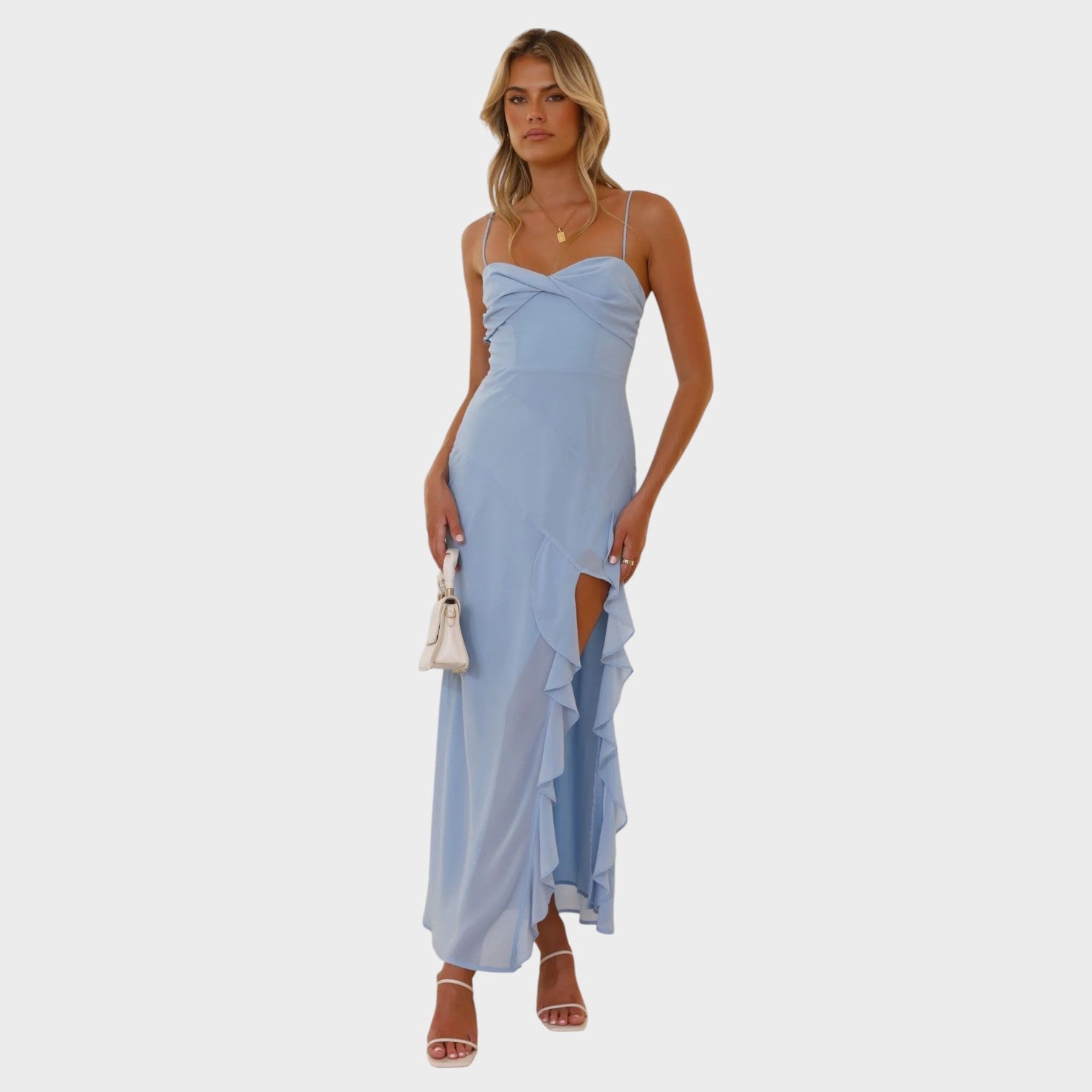 Aurelia - Vestido con volantes y tirantes finos