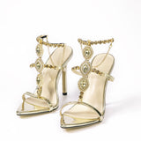 Tacones Altos con Punta de Strass