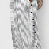 Isoldean Pantalones Cortos de Verano a Rayas