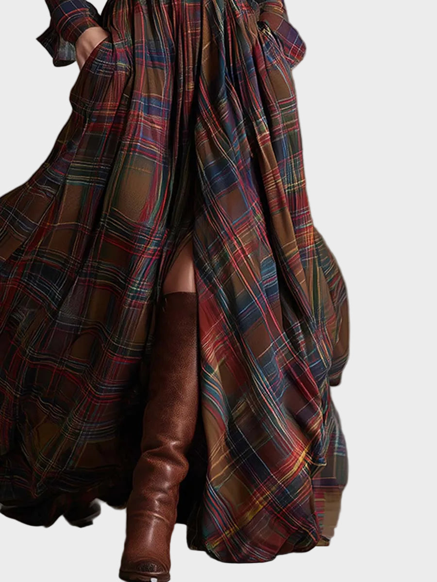 Vestido camisero elegante y clásico Elba, detalle 5