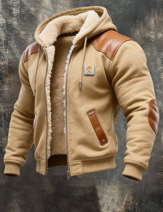 Ulises | Chaqueta Aislante Con Forro De Felpa Y Capucha Forrada