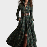 Vestido camisero elegante y clásico Elba, detalle 6