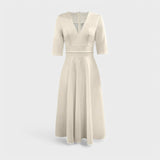 Helena - Vestido elegante con escote en V