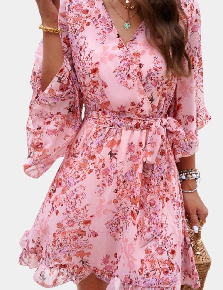 Besa Vestido Mini Floral Impreso