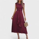 Emilia - Vestido maxi elegante sin mangas y cuello redondo
