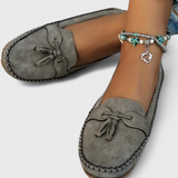 Peony Mocasines de Suede Clásicos con Borlas