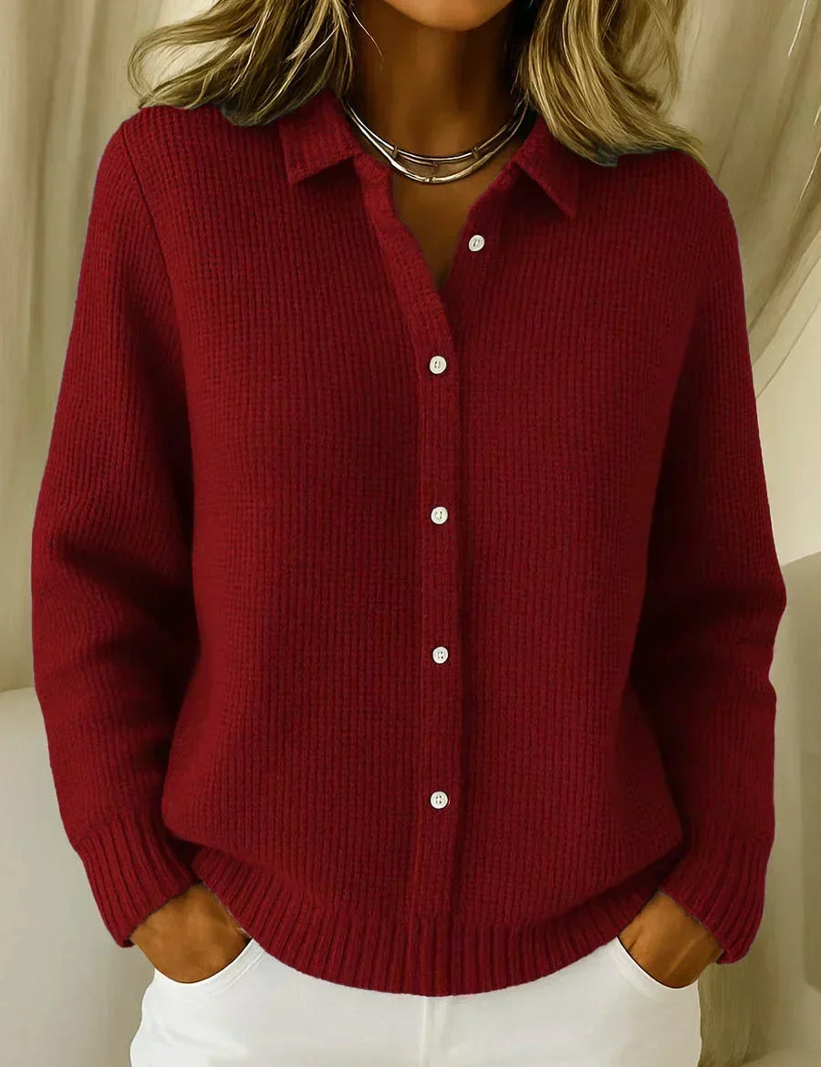 Katrina | Chaqueta de punto estructurada con botones