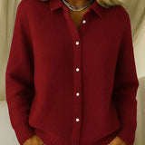 Katrina | Chaqueta de punto estructurada con botones