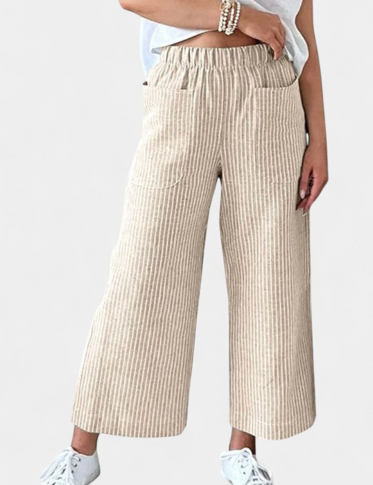 Lumiere Pantalones Livianos de Corte Relajado