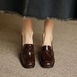 Klara – Zapatos de tacón tipo loafer