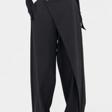 Oaklyn Pantalones Rectos con Drapado Moderno