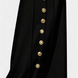 Ada Falda de Botones Suelta con Bolsillos y Estilo Urbano